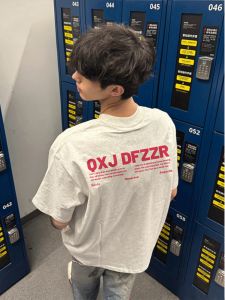 Áo Thun Cotton Tay Ngắn in Họa Tiết Thời Trang Mùa Hè Cho Nam Áo Thun Cotton Phong Cách Đường Phố Áo Thun Thường Ngày Tay Ngắn in Họa Tiết