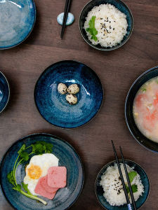 Mino Yaki | Tenmoku Glazed Ceramics Tableware Set