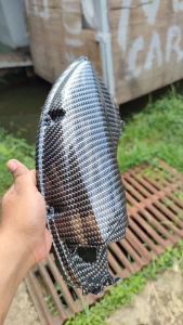 Tutup Filter NMAX Old Hanya Bagian Besar Carbon Glossy