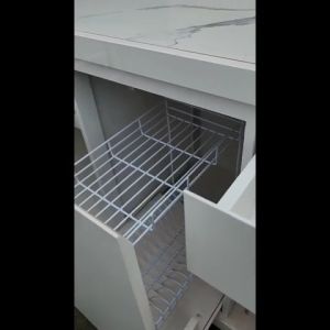 Kitchen Set Granit Bawah / Meja Kompor 3 Pintu / Meja Dapur / Rak Piring