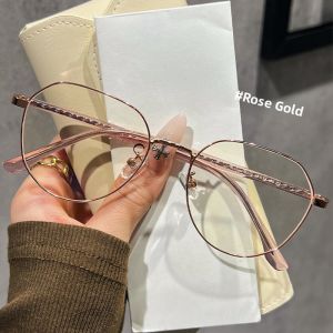 CHUTONG | Smart Sensory Stylish Silver Frame Glasses for Myopia and Astigmatism with Blue Light Protection
