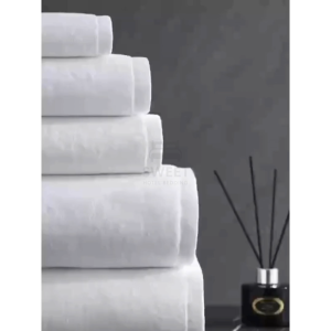 SWEET 100% Cotton White Grey Mat Hotel - 200g / Grey Bath Mat Hotel / Alas Kaki Hotel / Towel Hotel