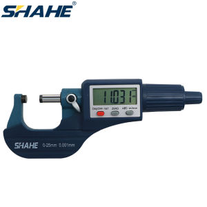 SHAHE Electronic 0.001 mm Micrometer: Large LCD Screen Outside Measuring Tool