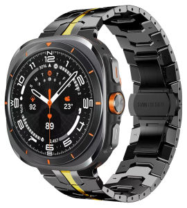 Titanium Metal Strap for Samsung Galaxy Watch 8Classic 46mm 8 9 40mm 44mm No Gaps Luxury Men Link Band for Samsung Watch 8 Ultra