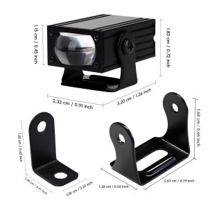 2 Đèn LED Chiếu Sáng Lưới Tản Nhiệt Ô Tô Đèn Làm Việc Đèn Pha Cốt/pha Xa Đèn Chạy Ban Ngày DRL Trắng Vàng Dành Cho Xe Jeep Xe Tải SUV - Đèn Chiếu Sáng Lưới Tản Nhiệt Phía Trước
