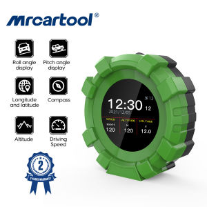 MRCARTOOL M95 GPS Slope Meter Digital Inclinometer Car Speedeometer HUD Head Up Display for Off-Road Vehicles