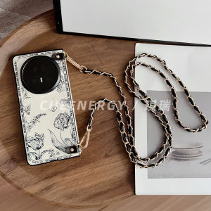 เคสโทรศัพท์มือถือแบบพับได้ Magic V5 สำหรับ Honor รุ่นที่ดีที่สุด สำหรับผู้หญิง พร้อมสายสะพายไหล่ ป้องกันการตกหล่น ดีไซน์เรโทร ผ้าผูกคอแบบผูกโบว์