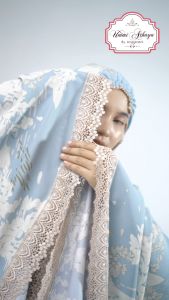 Ummi Athaya - Mukena Dewasa Maxmara Luxury Silk Renda Mewah Alzena 2In1 Jumbo