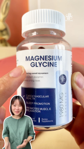 Viên nang IMATCHME Magnesium Glycine hỗ trợ hấp thụ canxi răng và xương chắc khỏe giảm căng thẳng phục hồi cơ bắp