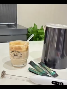 Electric Milk Frother Multifunctional Hand Wireless Mixer Electric Portable Mixer For Baking 3-Speed USB Rechargeable Electric Milk