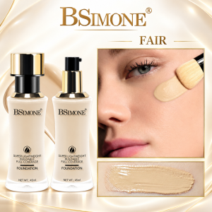 [BSIMONE Official Flagship Store] BSIMONE 6-Color Lightweight Smooth-Fitting Long-Lasting Foundation - Natural and Hydrating Without Caking Breathable and Non-Comedogenic Suitable for All Skin Tones with Long-Lasting Adherence