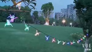 20/30/50 Leds Solar String Light Hummingbird RGB Lights For Outdoor Garden Decoration Solar String Lights Home Decro L061