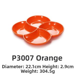 Compartmentalized Plastic Serving Tray