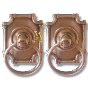 Handle Pintu Rumah Kuningan Motif Gby 025 Antik 2 Pcs