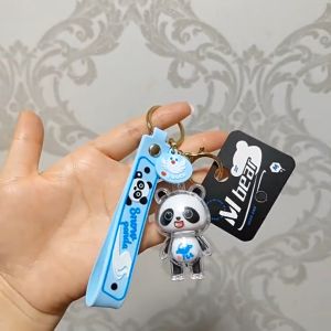 Gantungan kunci rumah tas mobil motor serbaguna karakter boneka beruang Lucu KEY08