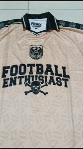 Jersey Football Enthusiast Cream / Jersey Vintage / Jersey Fullprint / Jersey Olahraga - FASTER DIVISION