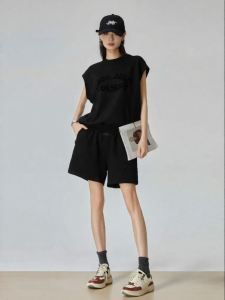 XIAODADEHUA | American Retro Loose T-shirt and Shorts Set
