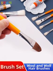 DUOCAIHANI | Wool Goat Hair Nylon Mixed Use Paint Brushes