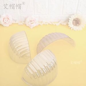 20pcs Alat Topi Soko Penegak Topi Bahan Plastik Polos Bening Untuk Penyimpanan Topi Display