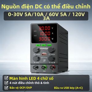 Nguồn Cấp Điện DC Phòng Thí Nghiệm KUAIQU 5V-120V Với Mạch Bảo Vệ Quá Dòng (OCP) Quá Áp (OVP) Chip/chương Trình Kiểm Tra Mô-đun Dùng Cho Nghiên Cứu Và Công Nghiệp