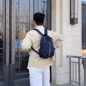 Ba lô nhỏ gọn mới cho cả nam và nữ ba lô đi học mini Ba lô vải không thấm nước giản dị