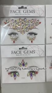 Stiker Berlian Body Face Eyebrow Forehead Berlian Temporary Stickers