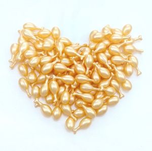 1Pc Fullerene Placenta Essence Capsule Wrinkles Firming Brightening Repairing Moisturizing Anti-Aging Diminishing Wrinkles