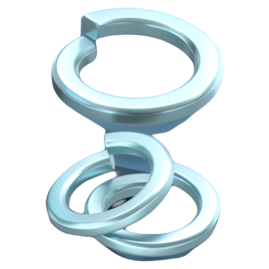 qd | Galvanized Thickened Open Spring Washer