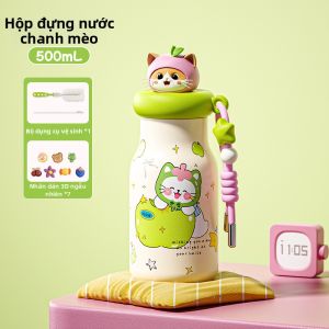 Bình giữ nhiệt bằng gốm có ống hút tiện mang theo khi ra ngoài