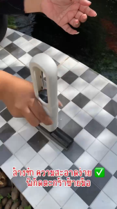 ไม้ถูพื้น แบบพกพา ทำความสะอาด ห้องน้ำ กระจก เครื่องมือทำความสะอาด การดูดซับน้ำได้อย่างมีประสิทธิภาพ