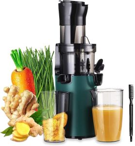 INKBIRD Sovider Electric Juicer Fruits Cold Press Juicer Fruit extractors Juicer Machine Heavy Duty 200W for Vegetables Fruit Slow Juicer Machine with Big Wide Chute BPA-Free Easy to Clean