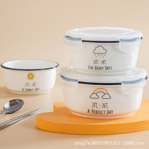 MAIYUQI | Microwaveable Round Sealable Bento Box Set