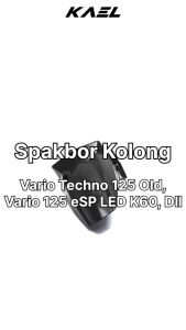 Spakbor Kolong Honda Vario 125-150 New LED Hitam Techno