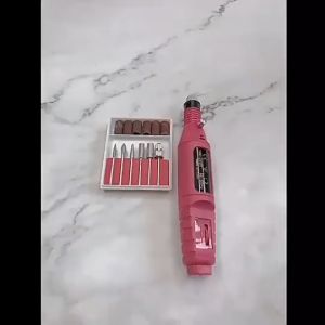 Electric Nail Drill Machine Usb Plug With 6 Bits Pedicure File Grinder Sanding Buffer Polishing Tool
