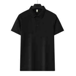 Short Sleeve T-Shirt Custom Logo Printed Cultural Polo Shirt Standard Fit Business Casual Commute Wear Summer Youth Fashion
