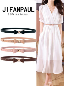 Waist Cincher Belt for Women Summer Fashionable Decorative Thin Leather Belt
