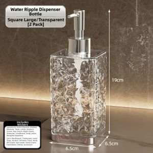 Kaman | Foaming Pressurized Dispenser Bottle For Shower And Hand Soap