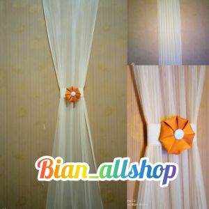 gorden kupu jendela minimalis ikat pita korden ikat tengah tirai minimalis hordeng