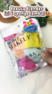KAMJE Spons Make Up 1 Set Isi 6 Makeup & Beauty Blender Sponge
