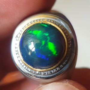 cincin kalimaya black opal top jarong cahaya outdoor