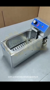 Deep Electric Fryer 4L Capacity Stainless Steel Frying Machine One Basket