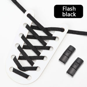 Elastic Shoe Laces Press Metal Lock No Tie Shoelaces Flat Men And Women Casual Shoes Accessories Lazy Shoelace 25 Colors