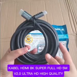 V208 ORI Kabel HDMI 5M Full HD HDTV & Layar Laptop