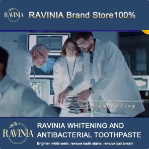 【RAVINIA】Whitening Toothpaste Brightening-Antibacterial toothpaste100g Removing Yellow Stains Refreshing Breath Toothpaste