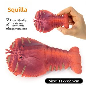 Highly Realistic Lobster Crab Shrimp Model Plastic Toy