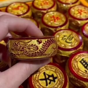 Chess Board Carrom Board Full Set Chinese Chess Set Board Games For Family Gold silk nanmu 中国象棋