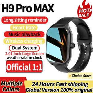 2026 New SmartWatch H9 Pro MAX 2.01-inch HD Display Bluetooth Call Message Alert GPS Sports Mode Smartwatch classic Men Womem