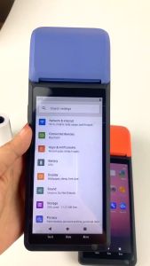 GZQIANJI Android 11 Terminal POS System With 58mm Receipt Printer Scan 1D/2D Code By Camera Android All-in-one Handheld POS Machine