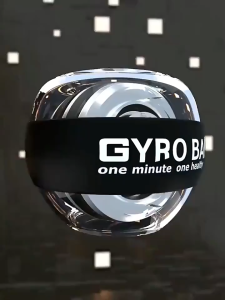 Magnetic LED Gyro Ball Wrist Strength Trainer Handgrip Finger Forearm Exercise Gym Bola Genggam Senaman Tangan