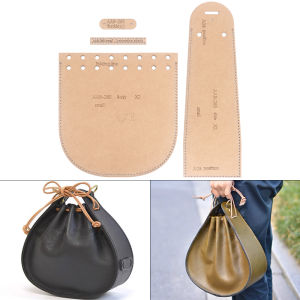 Womens Fashionable Handbags Single-Shoulder Bags Kraft Paper Template DIY Leather Handmade CraftsSewing Template with Holes